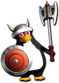 PaX ma wasn wersj Linuxowej maskotki, Tux'a.